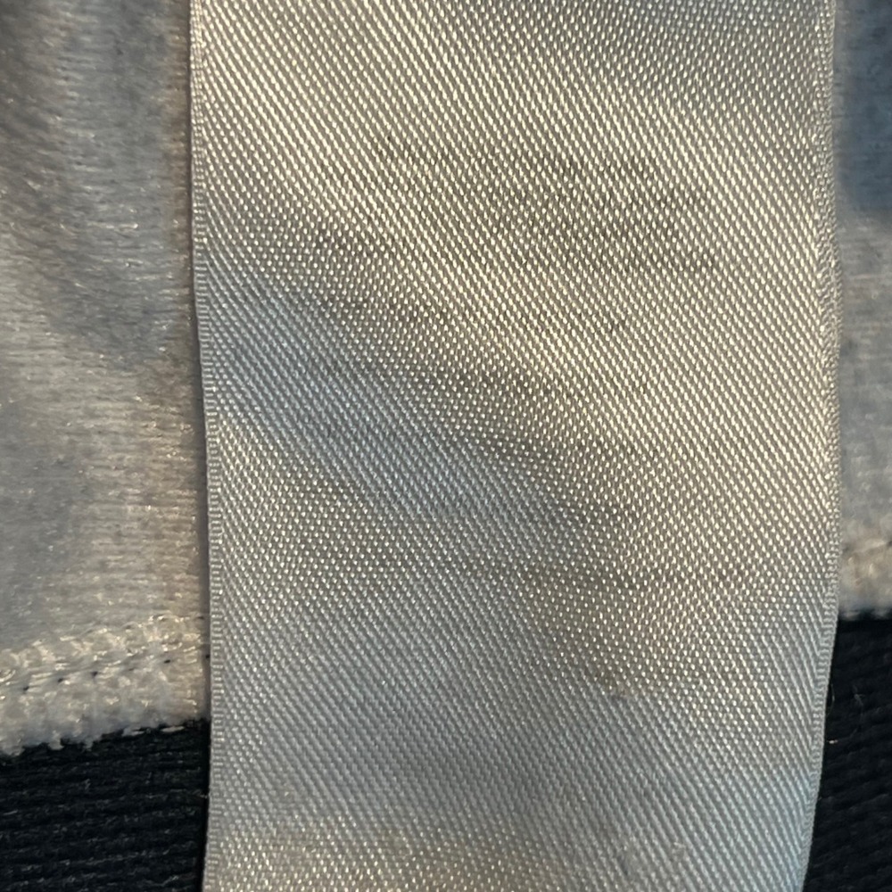 Y2K Adidas Mens Track Pants Navy Blue White 3-Stripe Drawstring Large Wide Leg - Picture 3 of 9